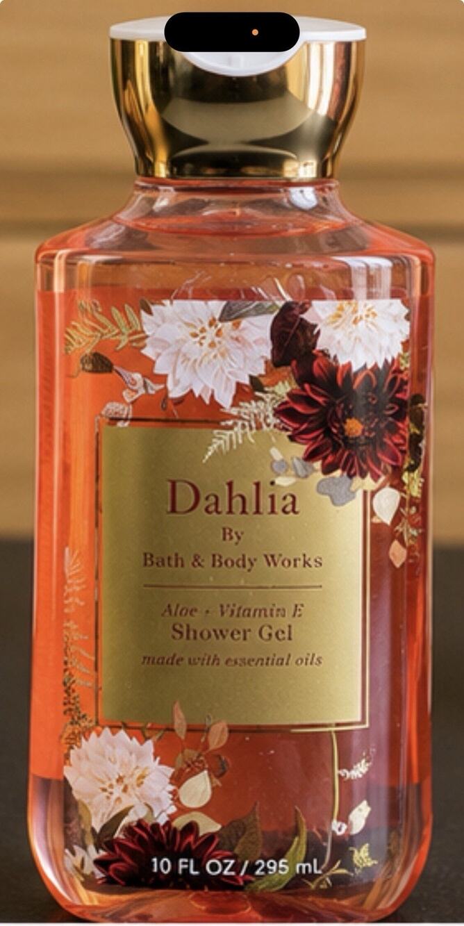 Bath & Body Works Dahlia Shower Gel 10 Oz Aloe Vitamin E New